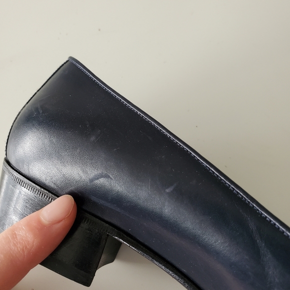 Celine Black and White Loafers - Picture 11 of 16